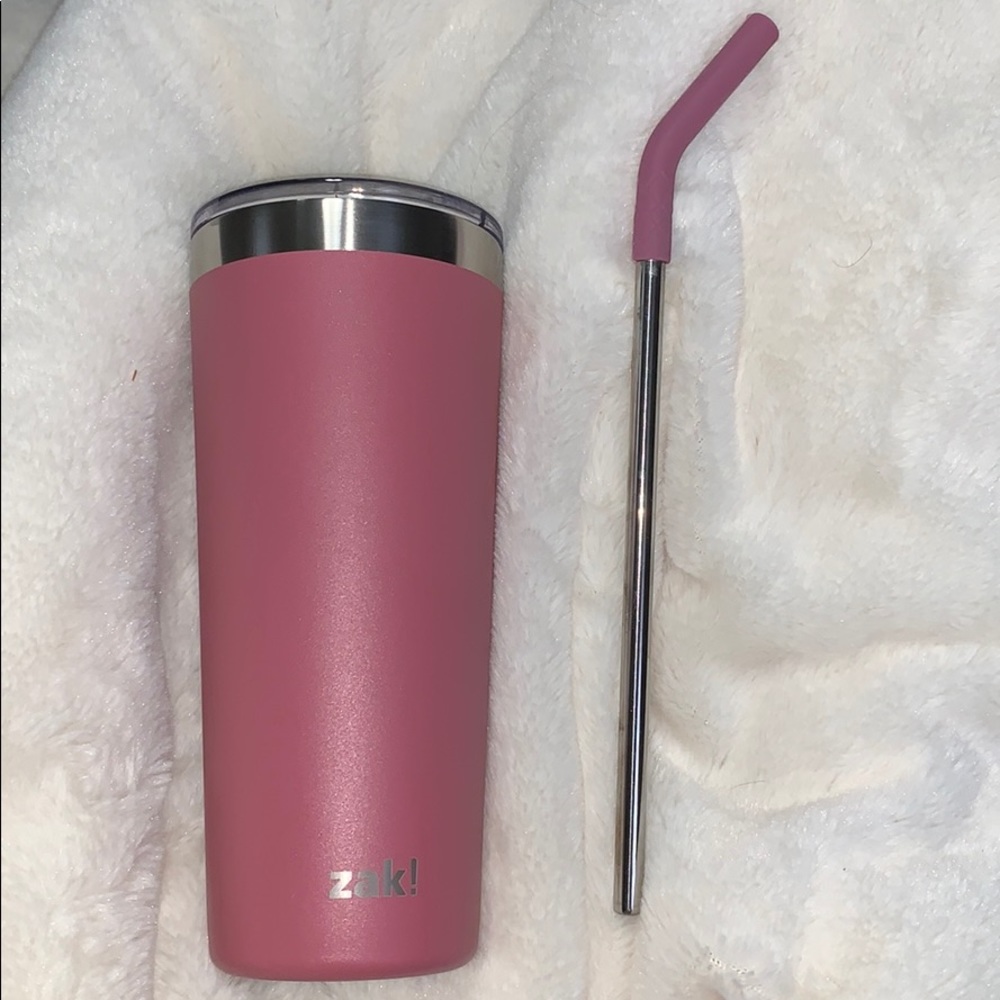 ZAK 20 OZ TUMBLER W/ MATCHING METAL STRAW